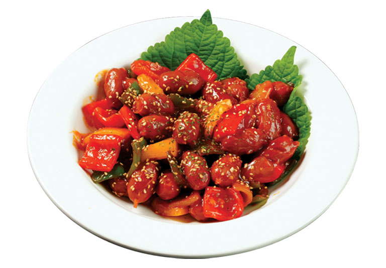 소시지야채볶음